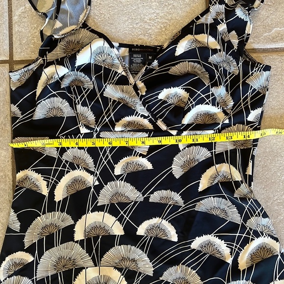BCBGMAXAZRIA Dress Size Medium M Black Cream NWOT - Picture 9 of 11